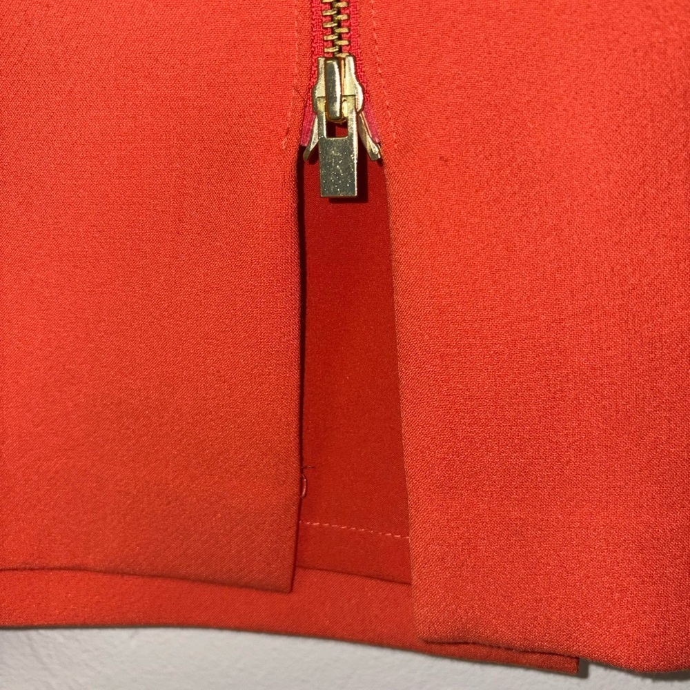 Talbots Vibrant Orange Pencil Skirt - Picture 6 of 7